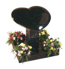Heart Memorial Headstone, HMEC150