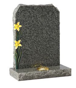 Rustic Memorial Headstone, HM067