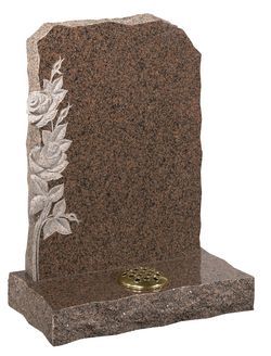 Rustic Memorial Headstone, HMEC072