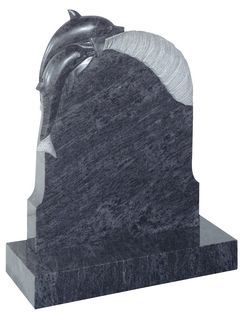 Rustic Memorial Headstone, HMEC073